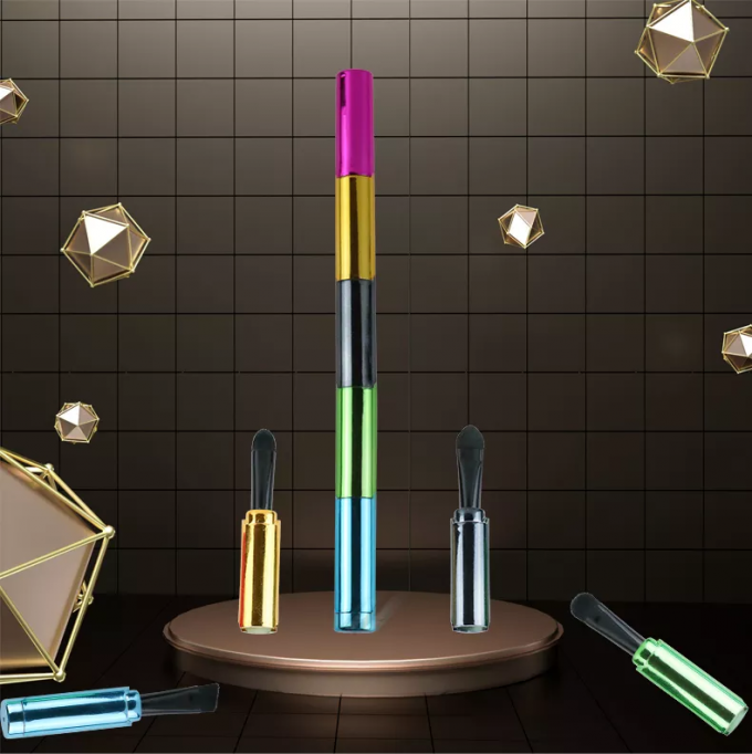 Customizable eye makeup brushes