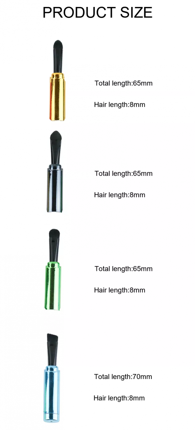 Eye makeup brushes for B2B